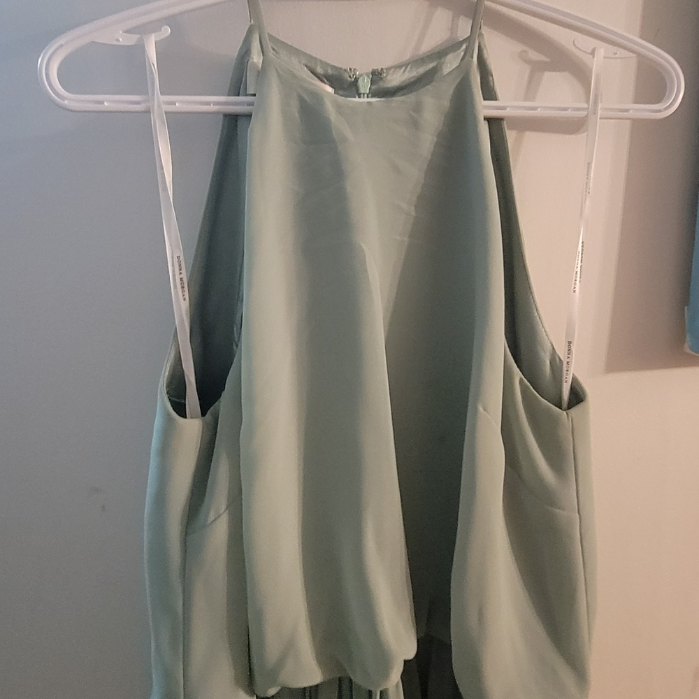 Sage green bridesmaid dress